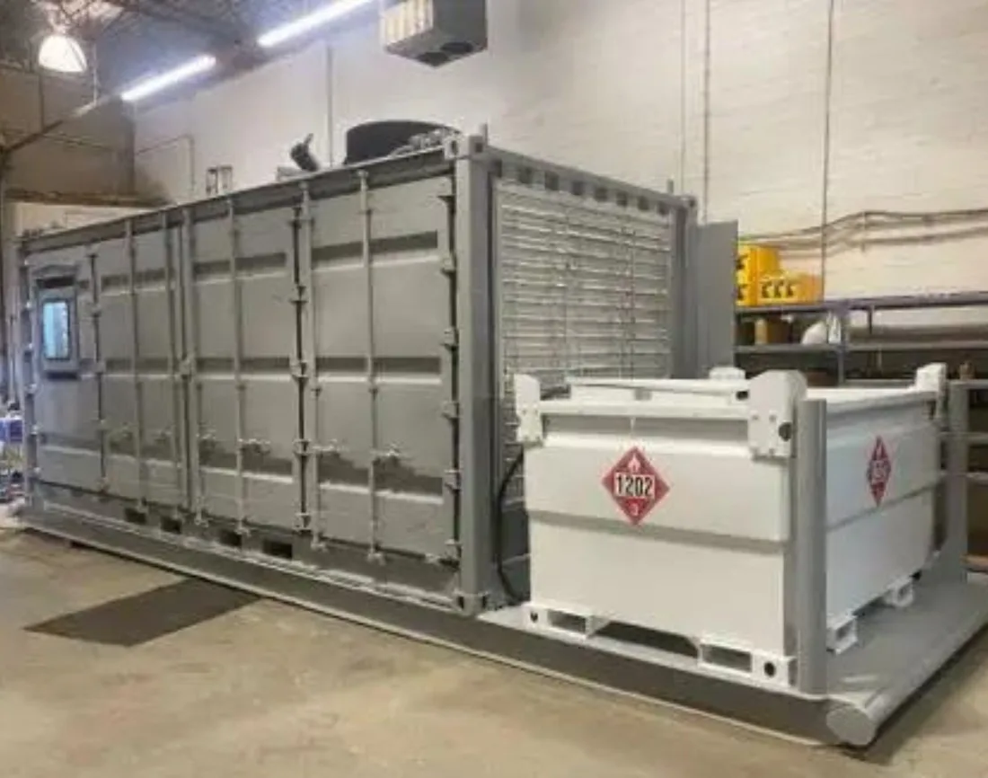 A 400 kW diesel generator unit