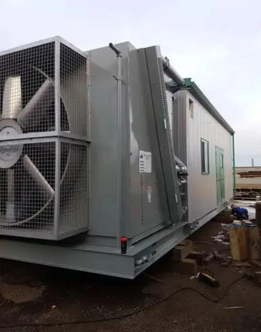 A new, never used diesel generator