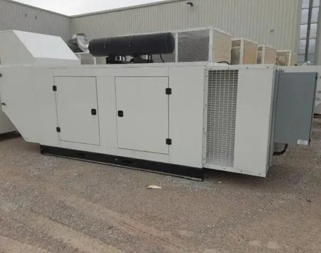 A natural gas generator set